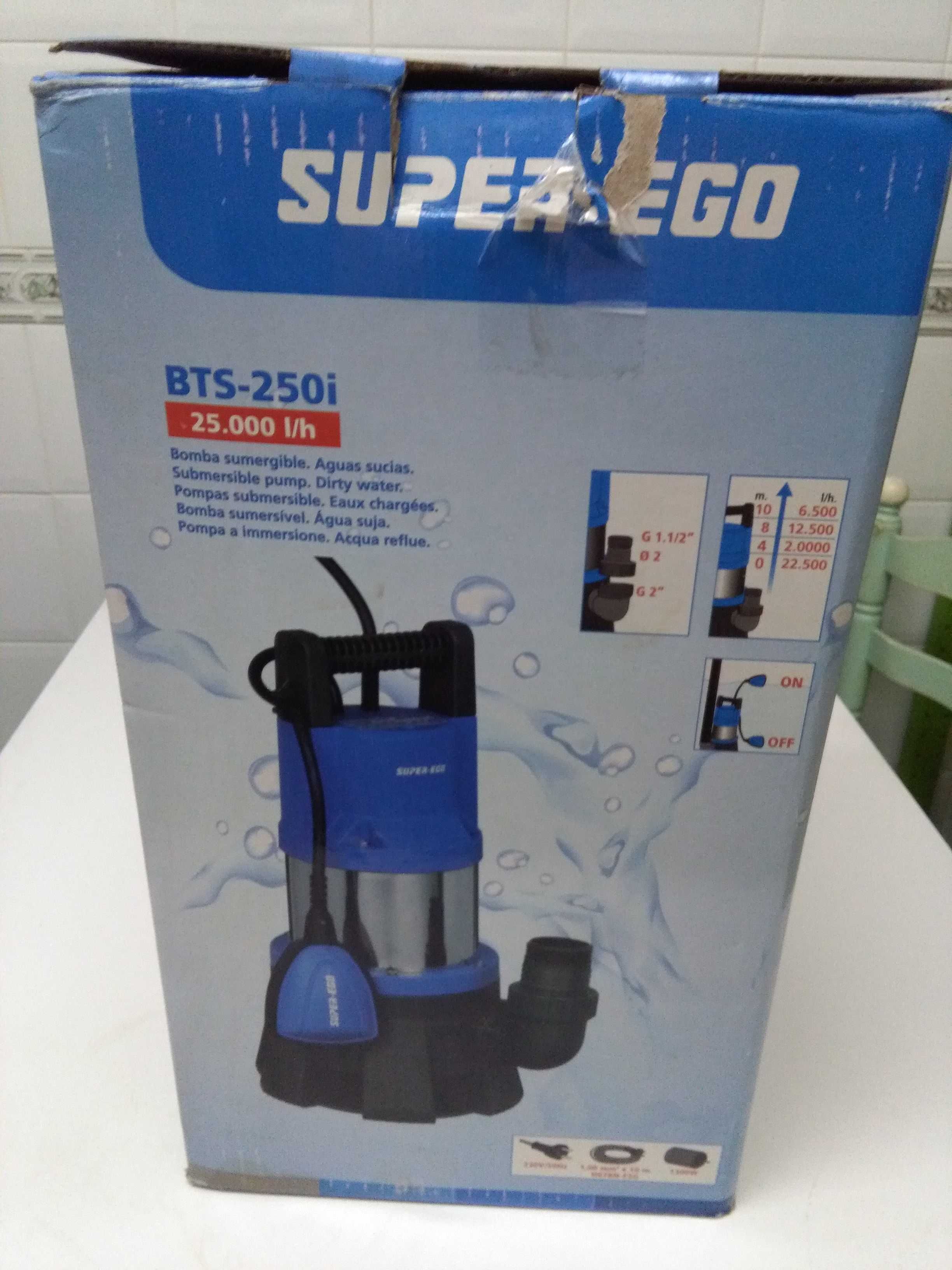 Bomba de água de pressão Super - Ego BTS-250i