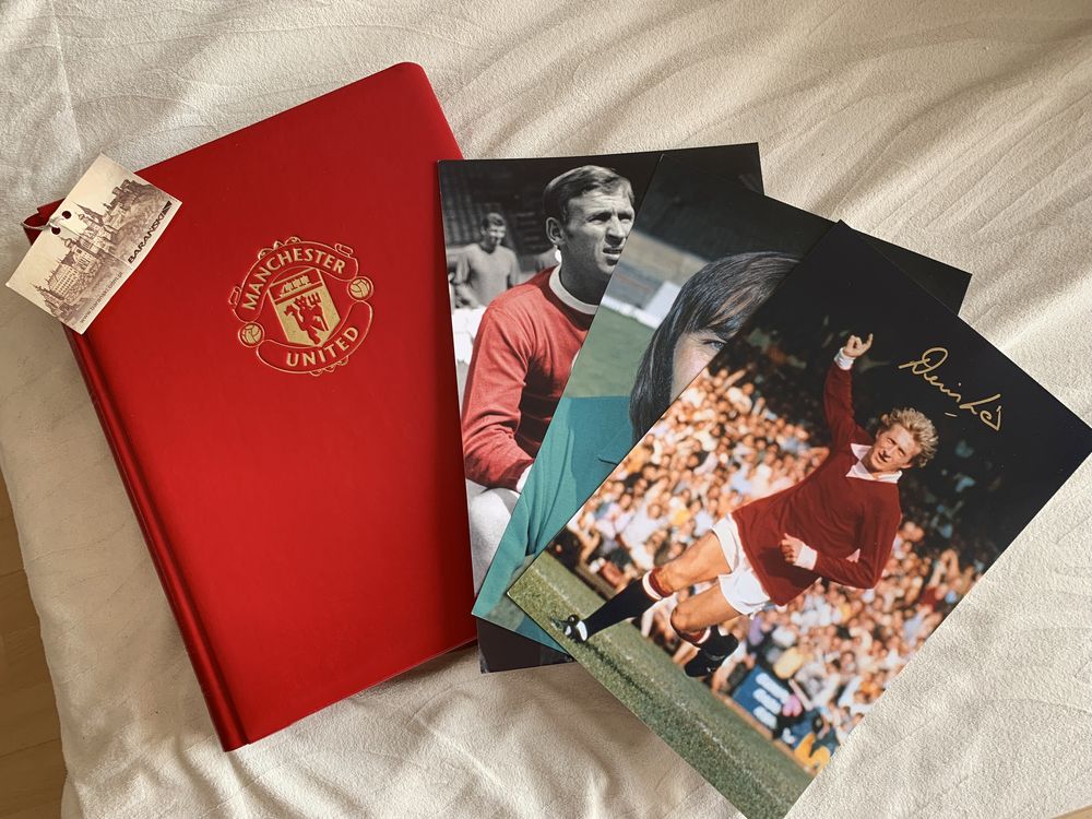 Skórzany album na 60 zdjęć + autografy Manchester United prezent !!