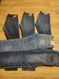 5 par dżinsów Levi's i Wrangler W36L34