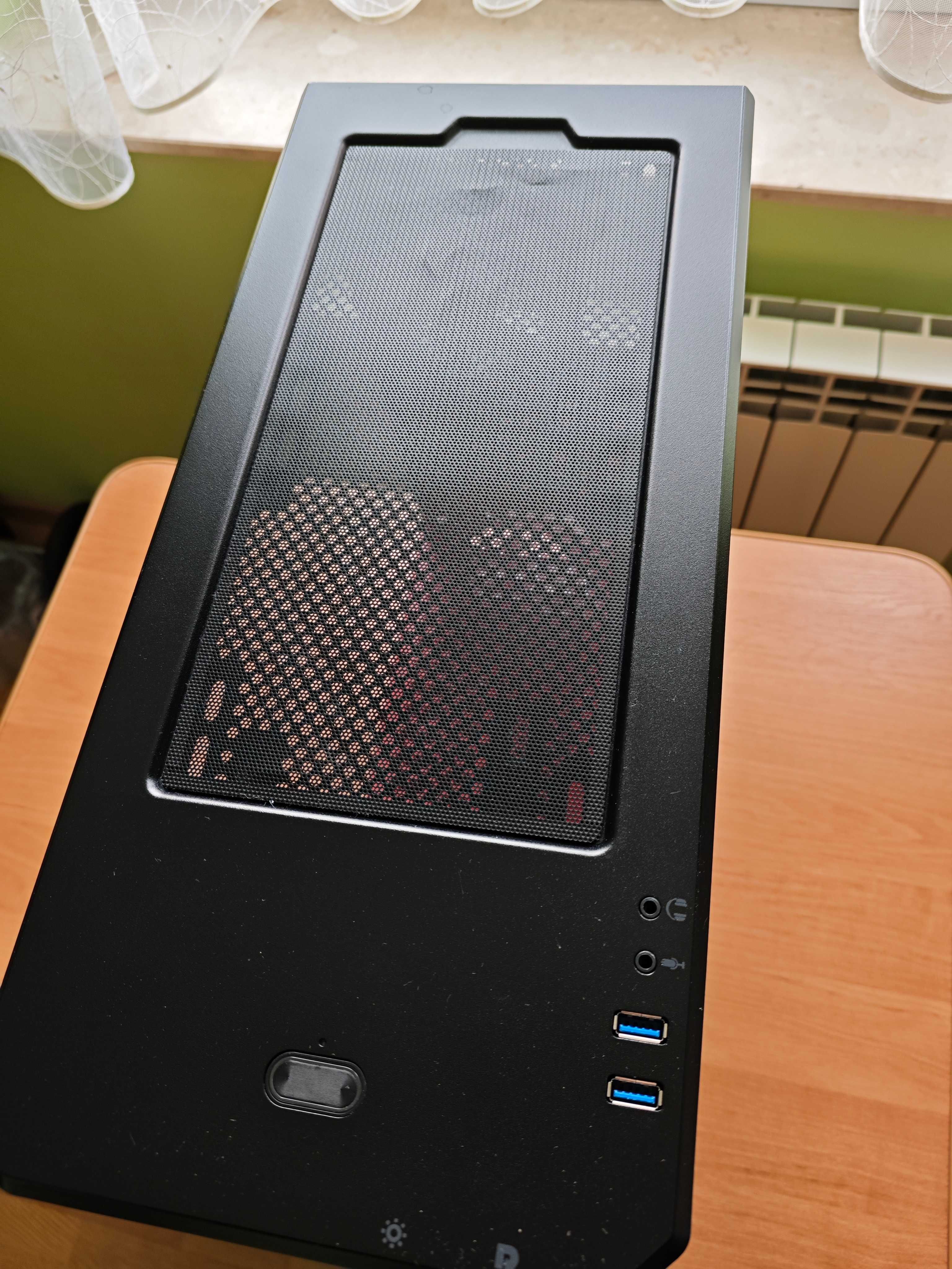 Obudowa Phanteks Eclipse P400 Tempered Glass czarno-czerwona