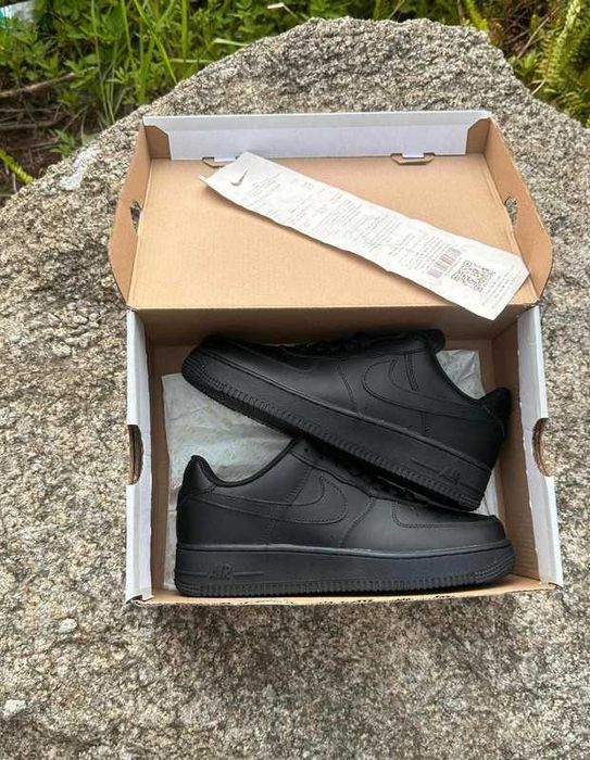 "Buty damskie Trampki" Nike_Air_Force_1_Low_Black r.40