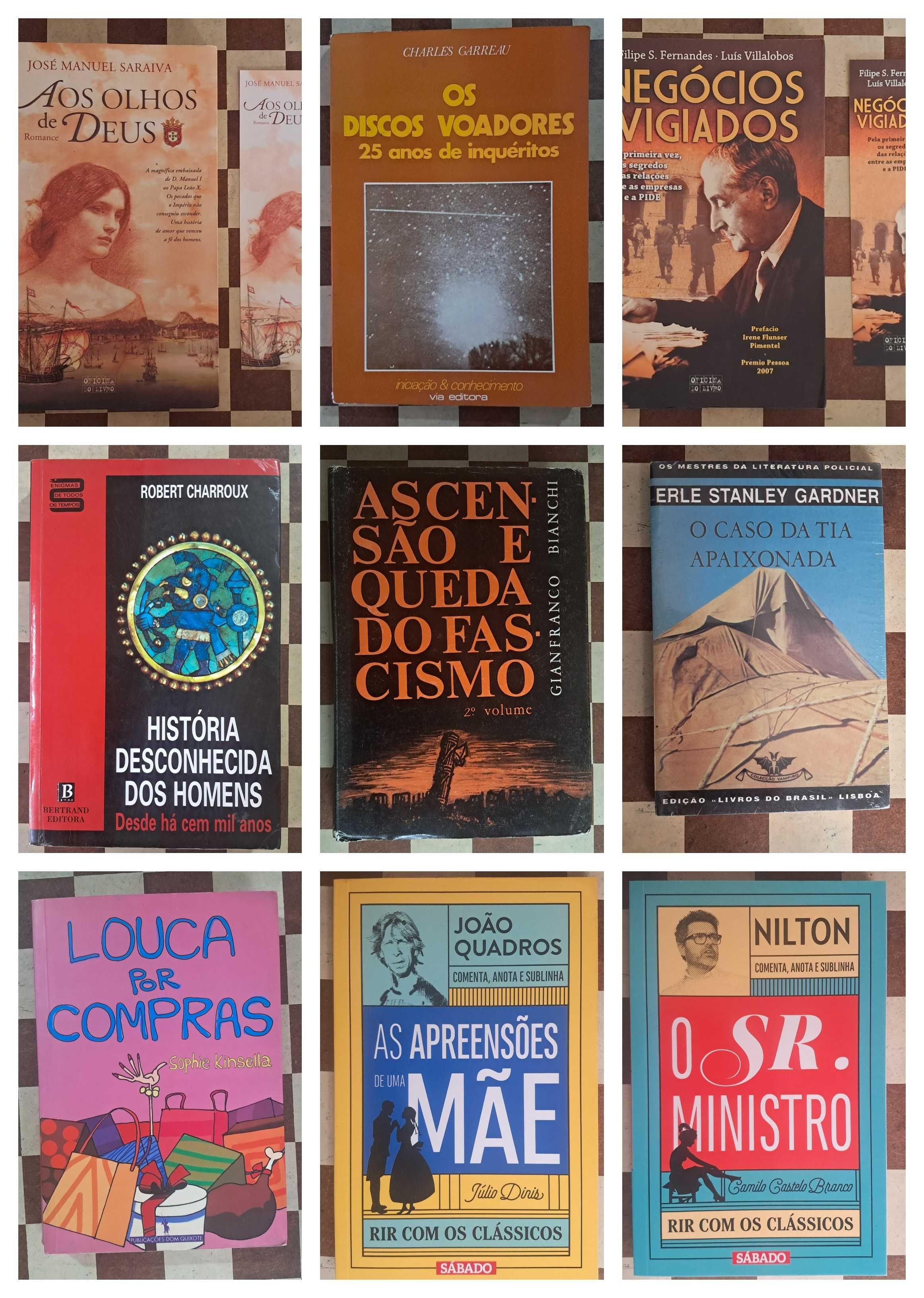 Conjunto lote 73 livros clássico mistério comédia não ficção autoajuda