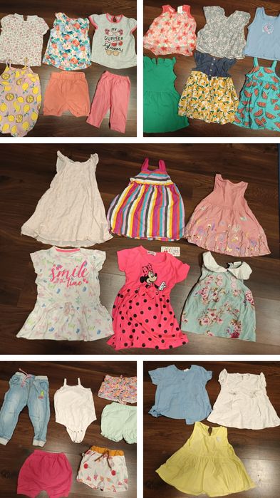 Zestaw dla dziewczynki r. 80-86