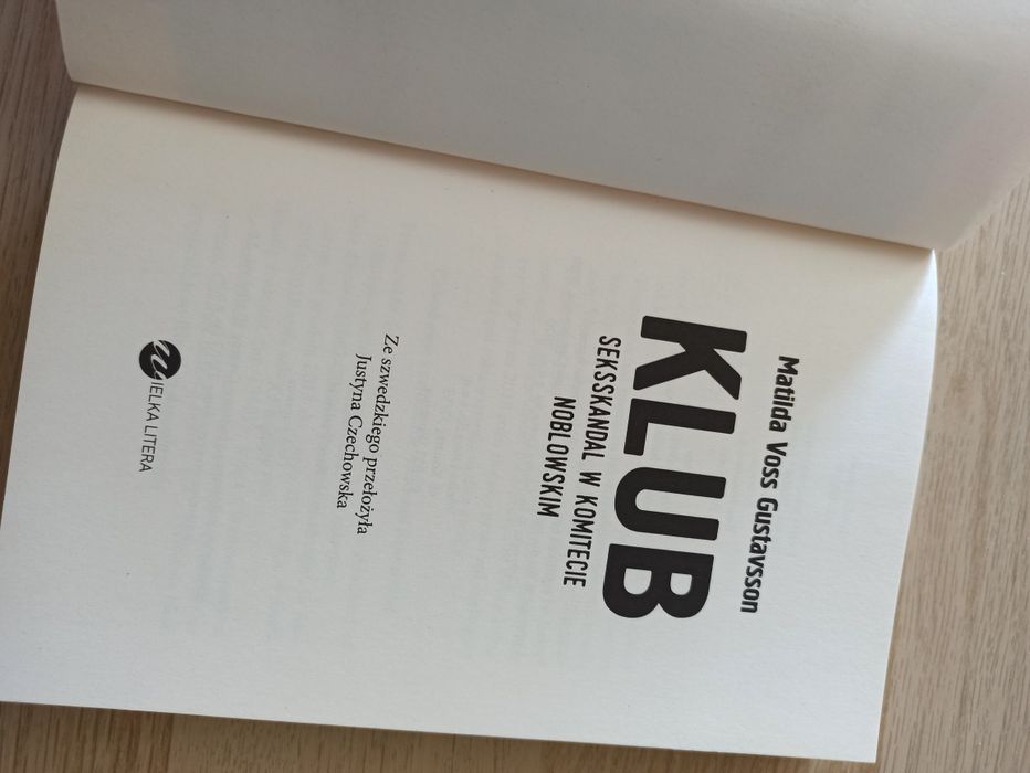 Klub. Seksskandal w komitecie noblowskim, Matilda Gustavsson