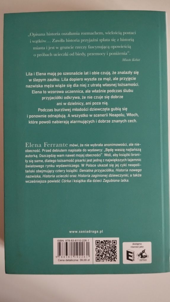 Elena Ferrante - Historia Nowego Nazwiska