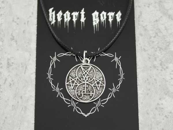 nowy wisiorek pentagram gothic goth męski alternative gotycki HG60