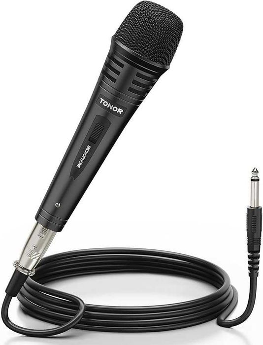 TONOR Dynamiczny mikrofon z kablem XLR 5 m