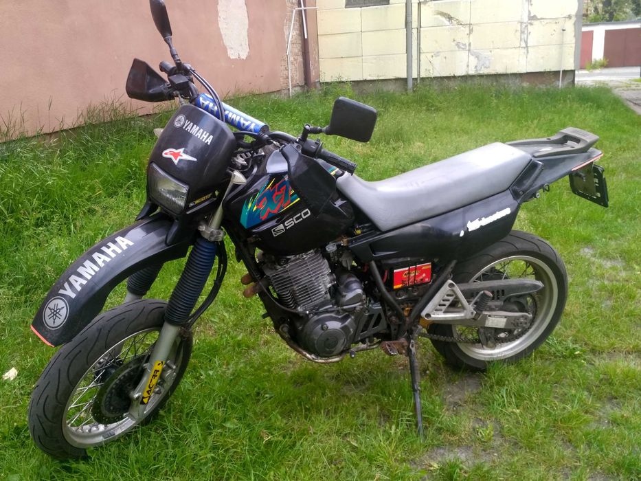 Yamaha XT 600 supermoto wydech Leo Vince SBK, koła SM EXCEL