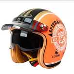 Kask otwarty motocyklowy skuterowy retro
