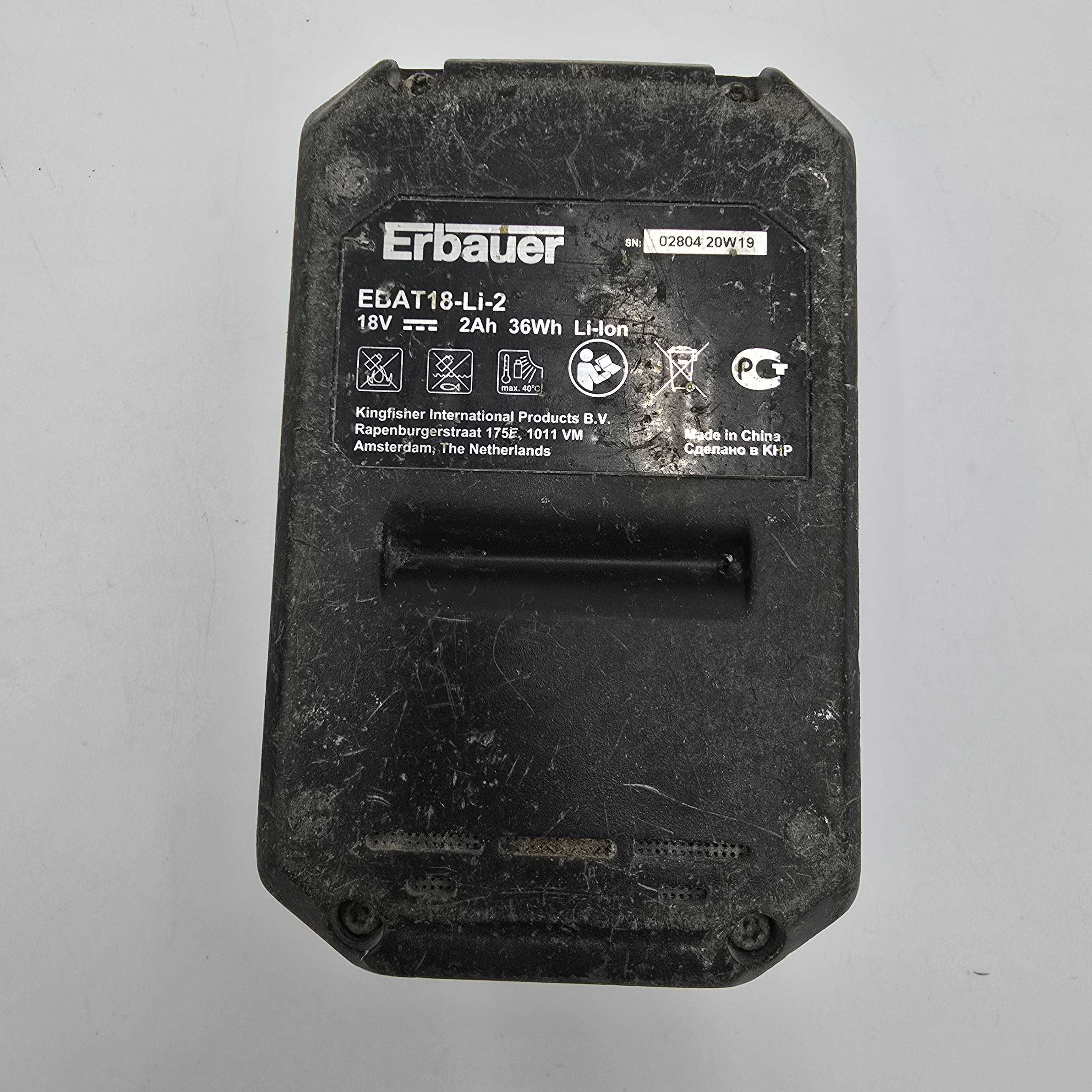 Wiertarko-Wkrętarka ERBAUER ECD 18Li-2 Akumulator 2.0Ah Ładowarka