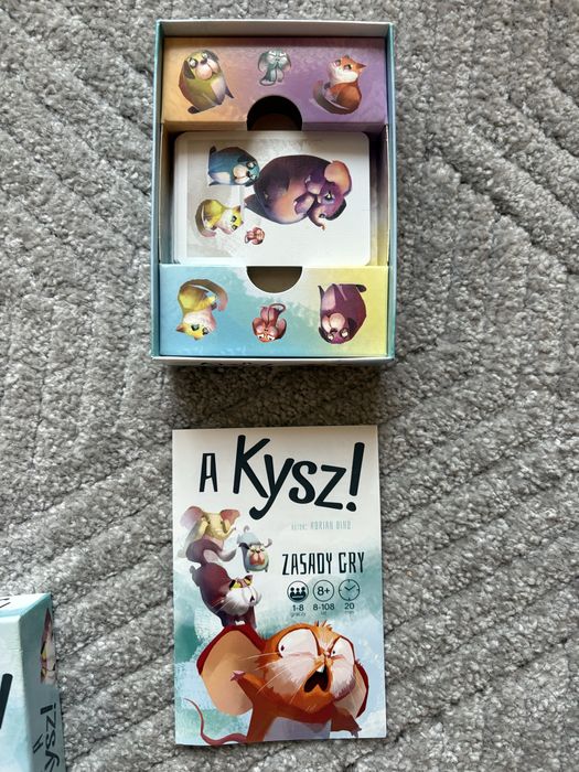 Zestaw dwóch gier planszowa i karciana 4+