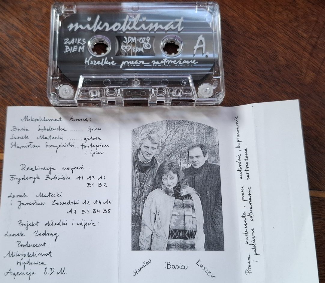 Kaseta MC / Mikroklimat - Mikroklimat 1994 Agencja S.D.M.