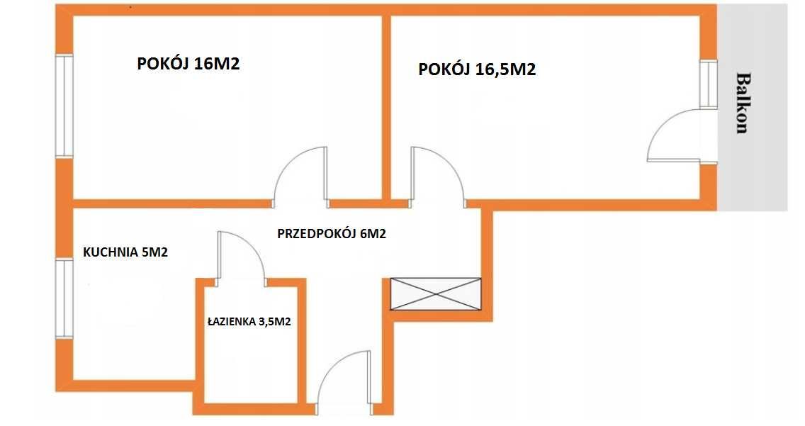 2 pokoje , ul.Inflancka-Bałuty , balkon , po remoncie , BEZPOŚREDNIO