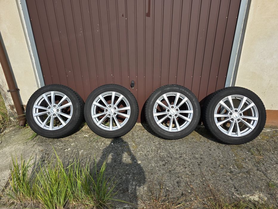 Koła zimowe 17" 5x112 | Alufelgi RIAL + Nokian 225/55R17 [2021]