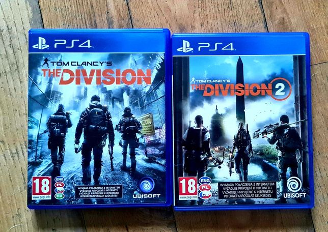 The division 1 i 2 tom clancy's ps4 ps5 PL gra