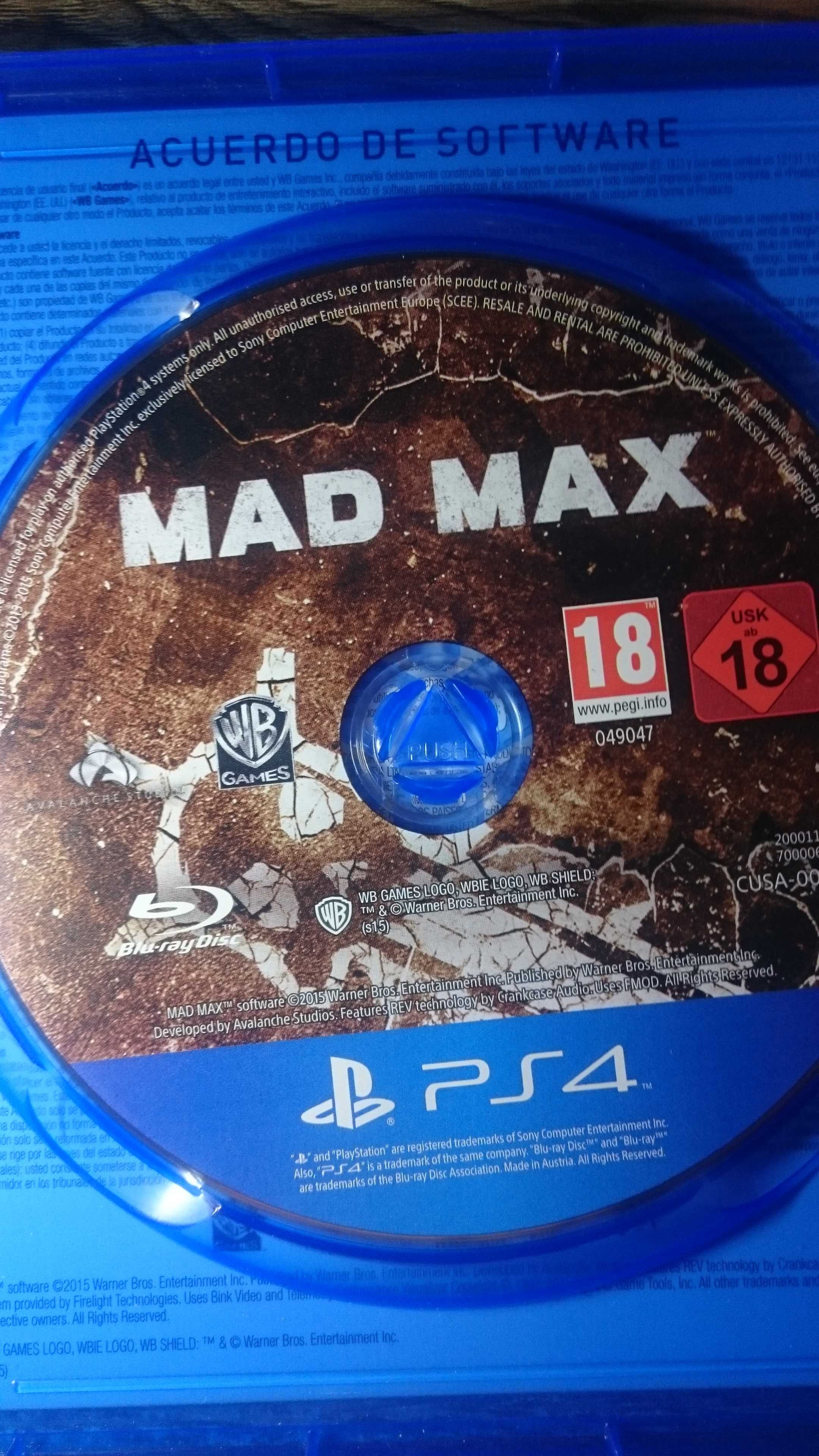 Mad Max Madmax PS4 POLSKA Playstation 4 polska Assassins Uncharted