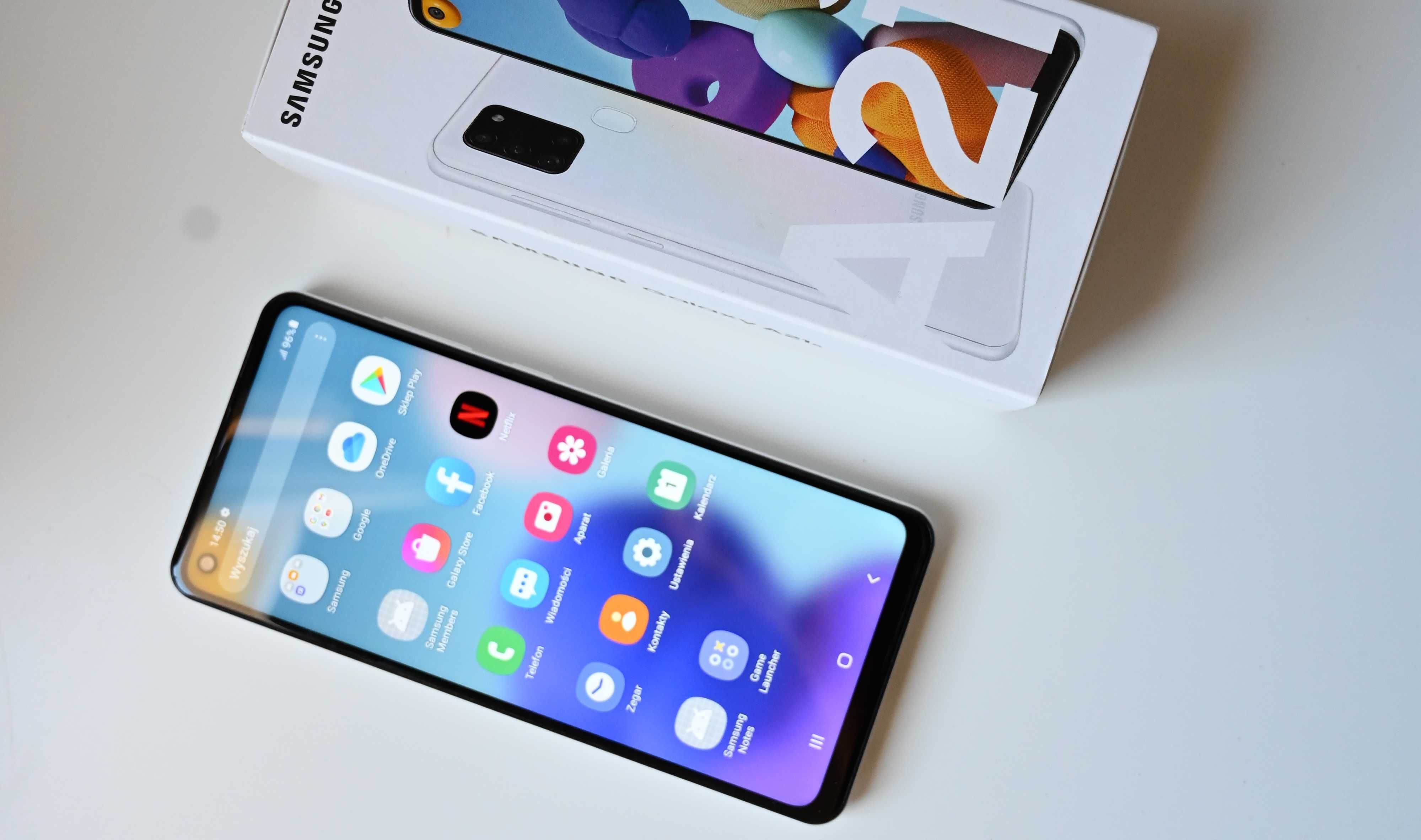 Samsung Galaxy a21s White Stan BDB! Duży ekran!