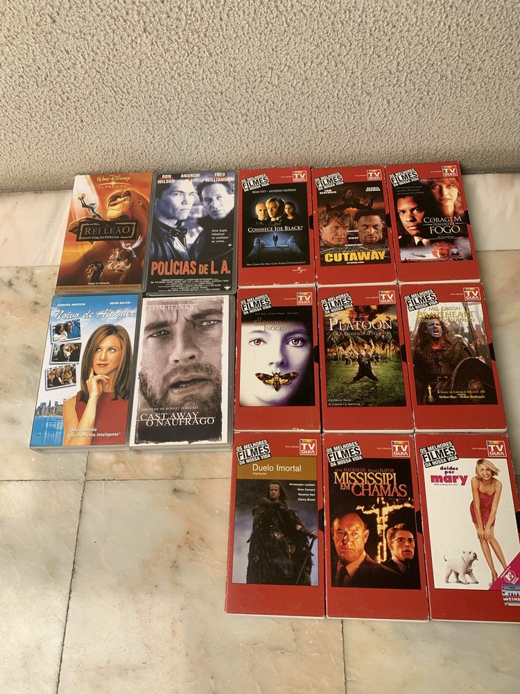 Cassetes VHS diversos temas