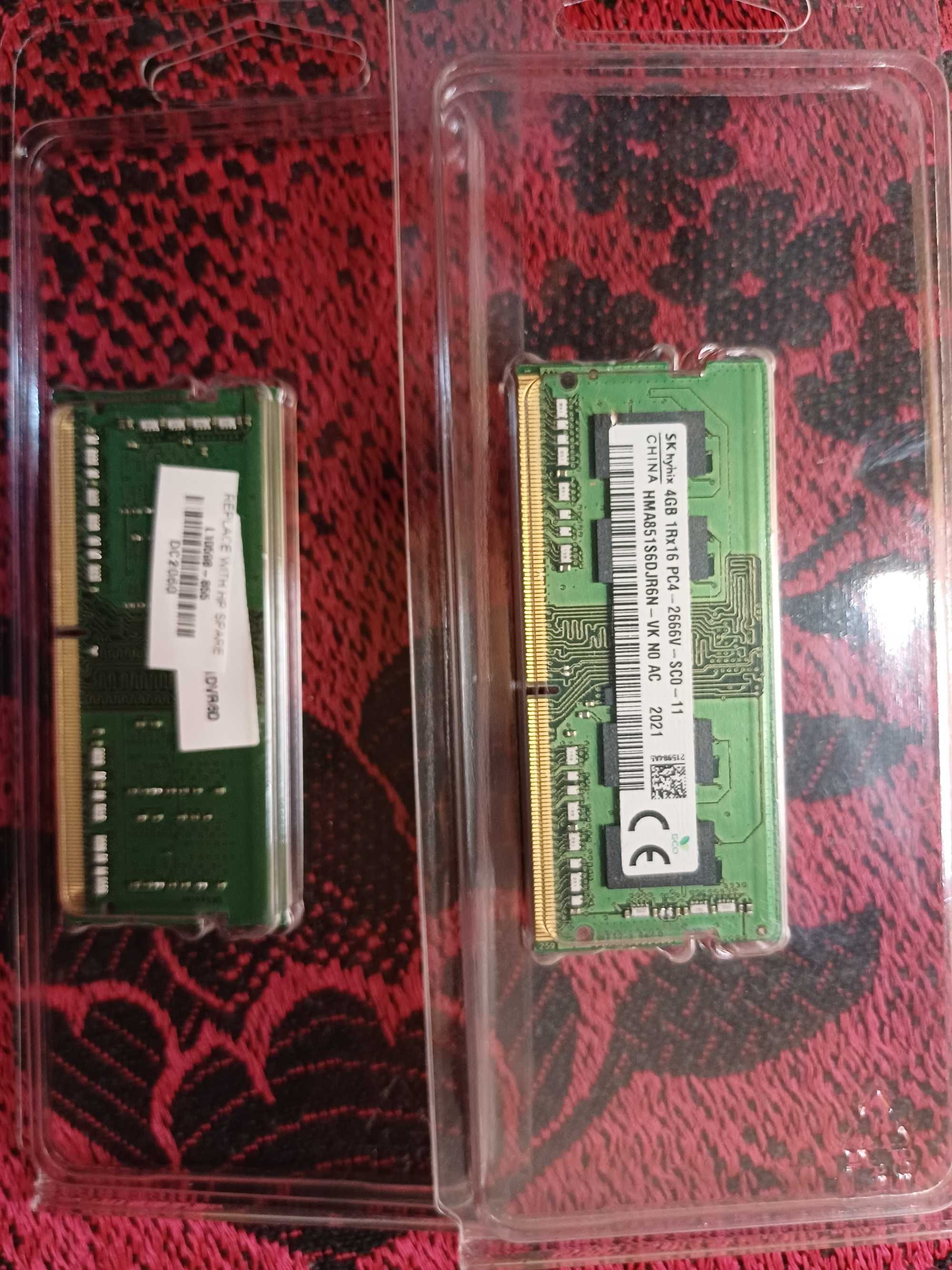 Ноутбук оперативна пам'ять SK hynix 2шт по 4 GB  DDR4 2666
