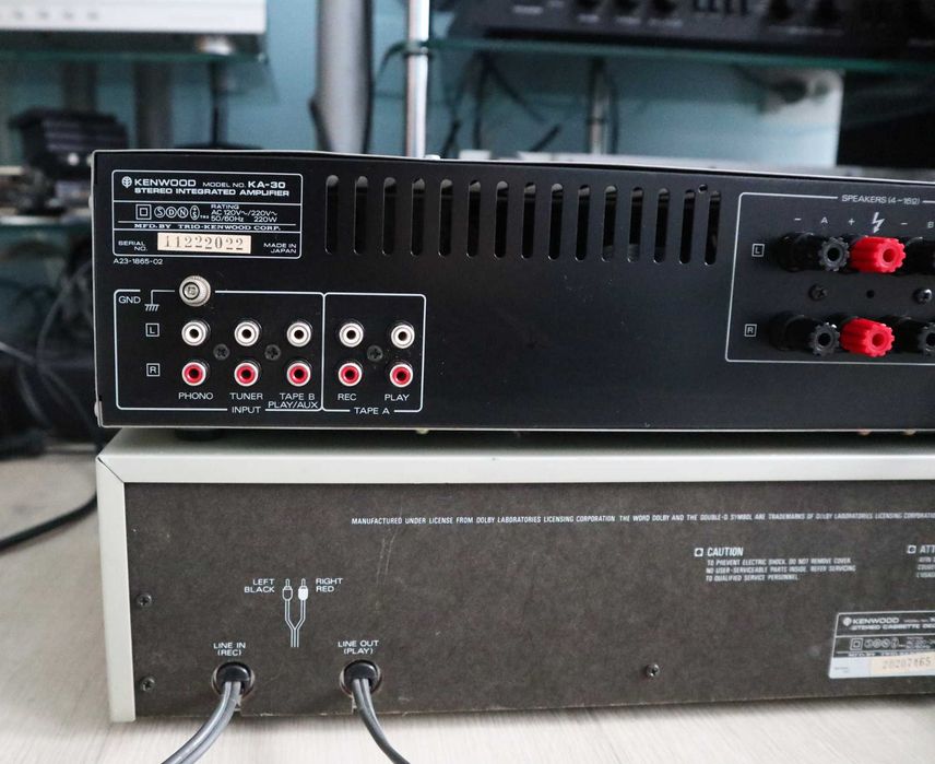 Комплект  усилитель KENWOOD KA-30 и кассетная дека KENWOOD KX-40