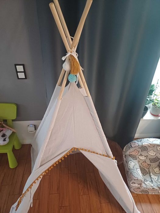 Namiot domek do pokoju dzieci Tipi wersja boho