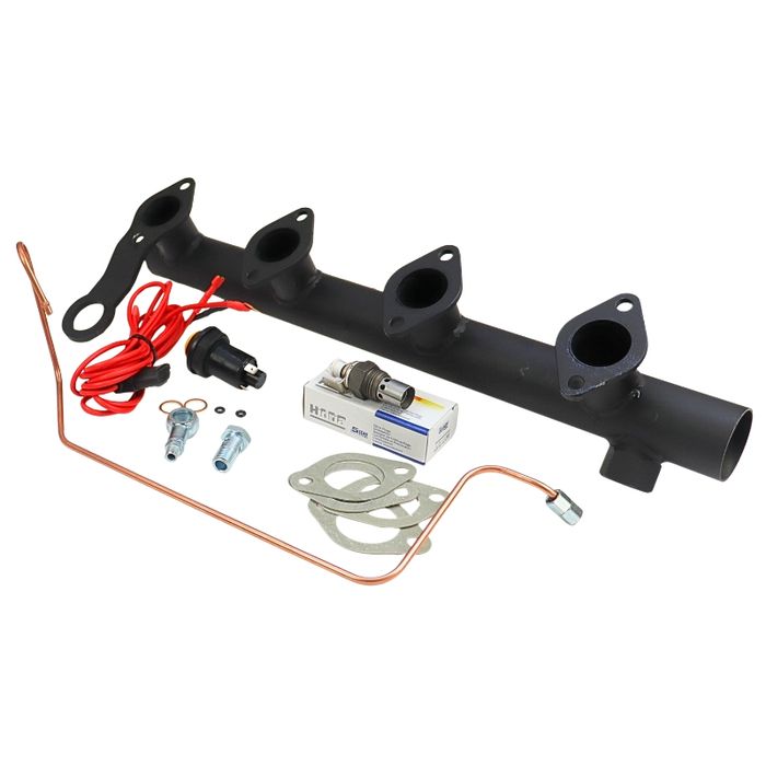 Zestaw łatwego rozruchu Ursus C-360 świeca płomieniowa kolektor ELMOT