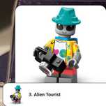 71046 lego Alien Tourist