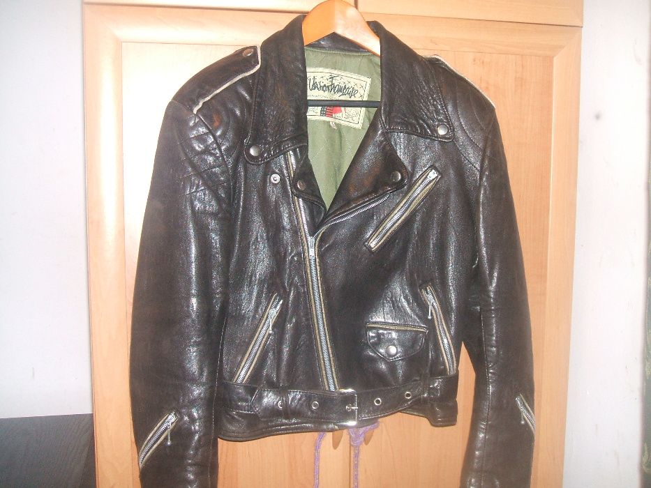 kurtka ramoneska skórzana m