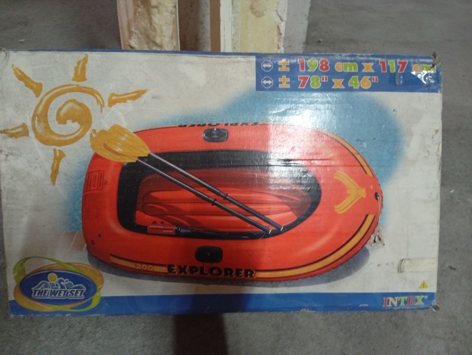Barco  borracha novo