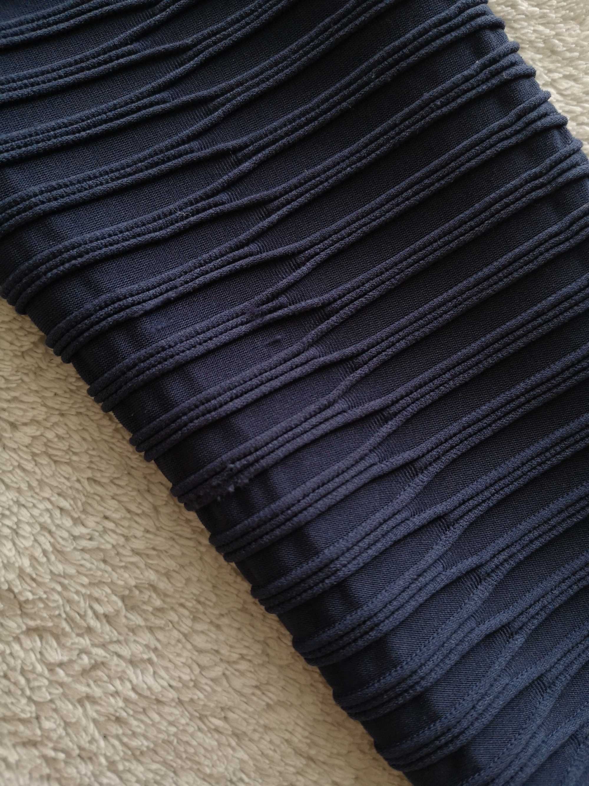 Nowe granatowe modelujące legginsy sportowe Liberte 34 - 36