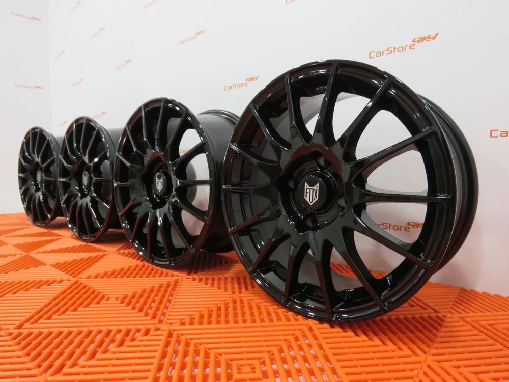 Jantes Fox Fx004 15 x 6.5 et 20 4x108 65.1 Preto Brilhante