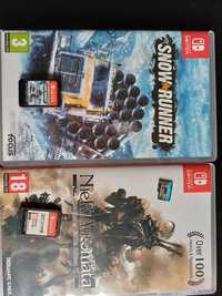 Nintendo Switch ігри, та SD картка, Nier Automata, Snowrunner