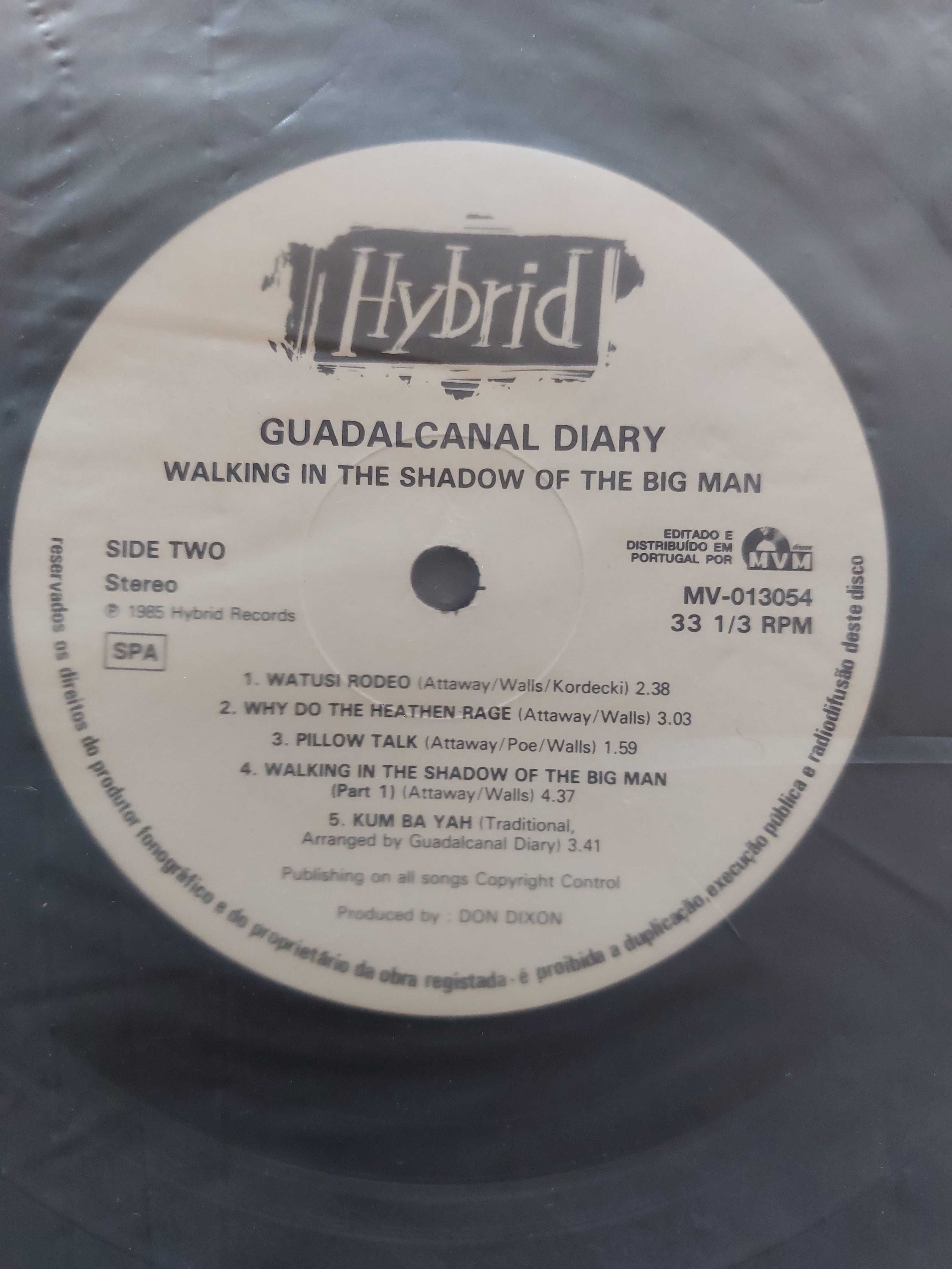 Vinil - Guadacanal Diary (walking in the shadow of the big man)