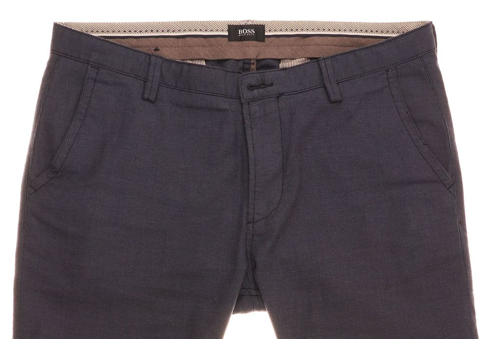 Spodnie Hugo Boss Ricce-1-W Chinos Size 50 Męskie Trousers Pants Wzór
