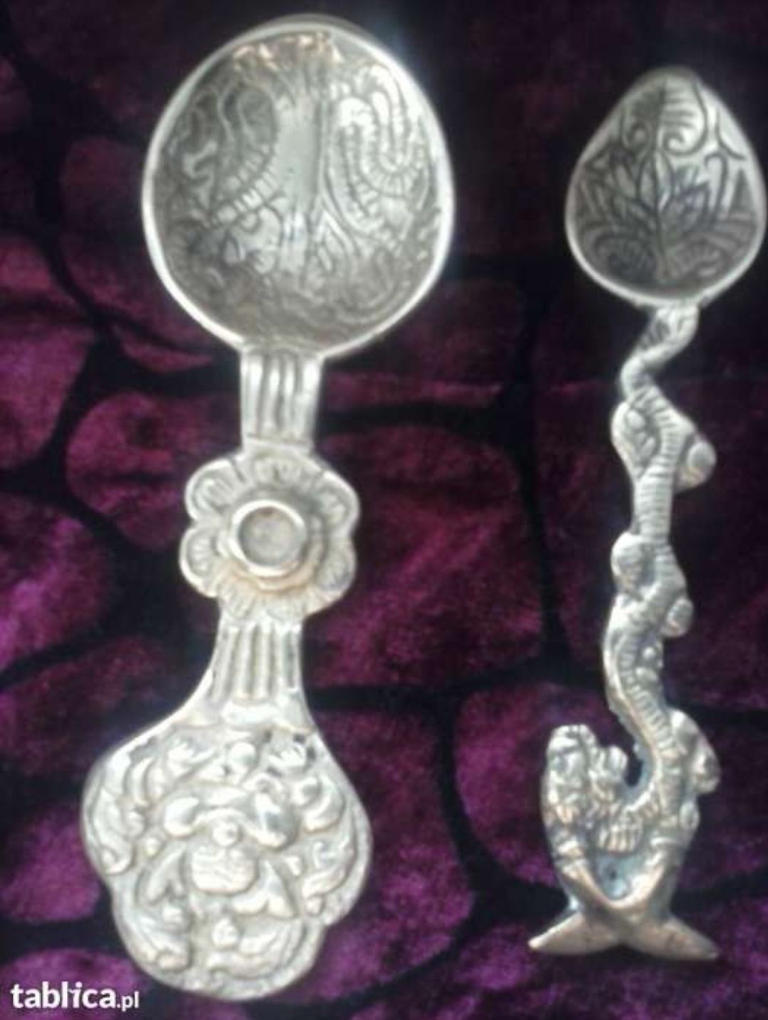 Łyżki ozdobne hinduskie zestaw