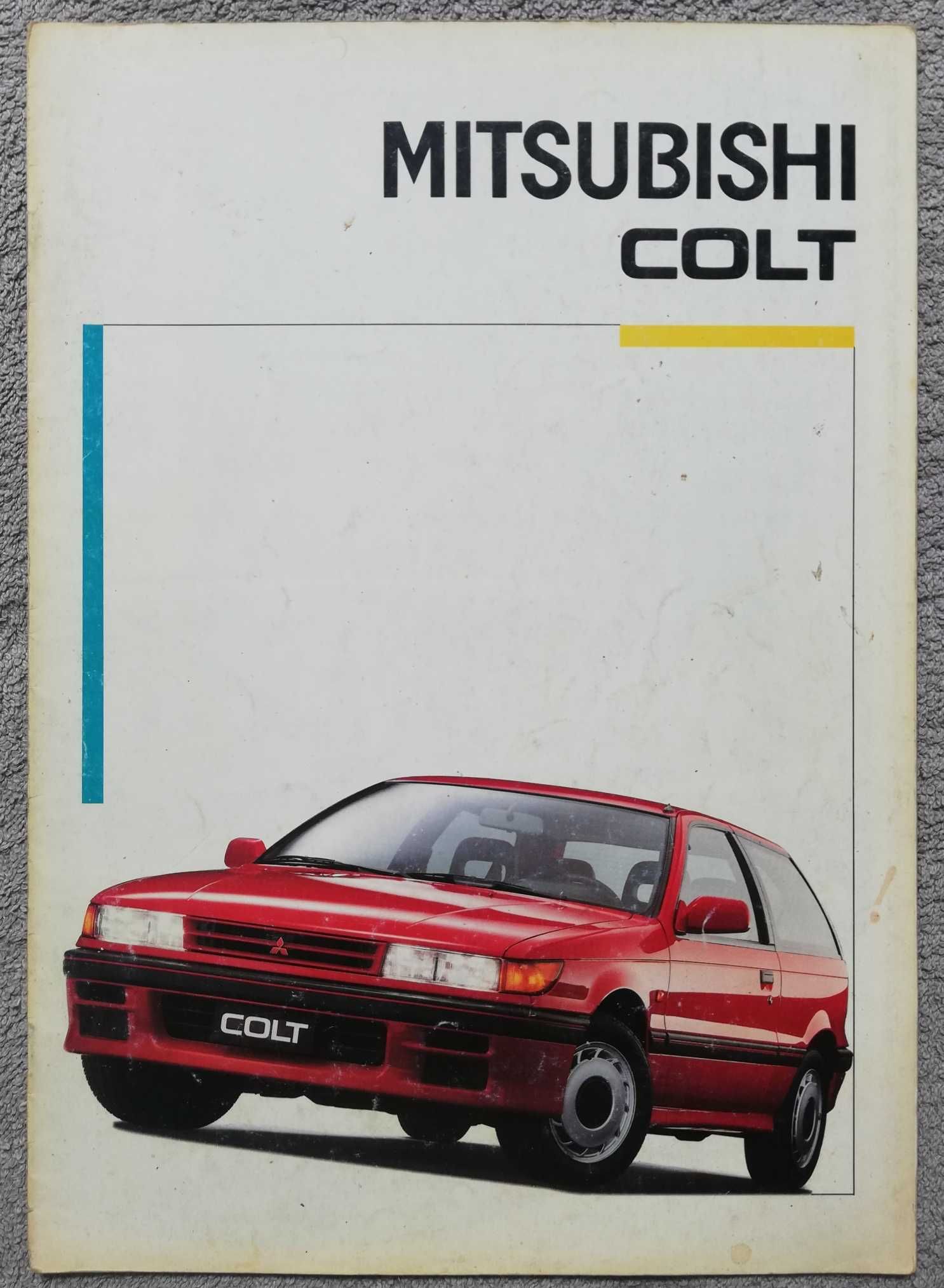 Prospekt Mitsubishi Colt rok 1990