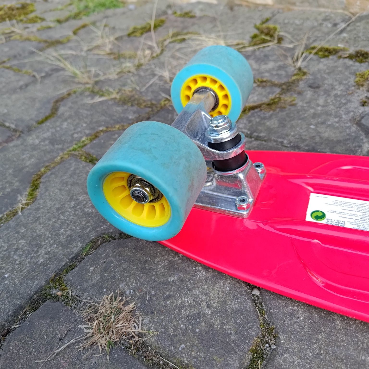 Deskorolka czerwona fiszka Skate