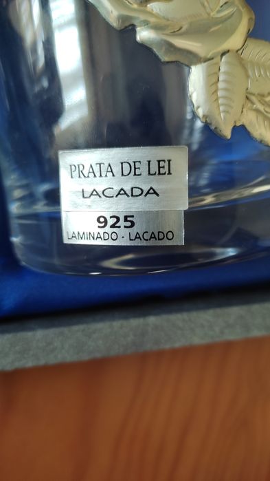 Copos e balde de gelo em prata de de lei