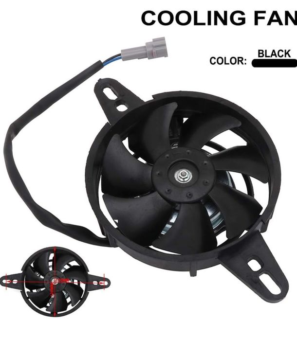 Ventoinha de refrigeração moto honda yamaha suzuki