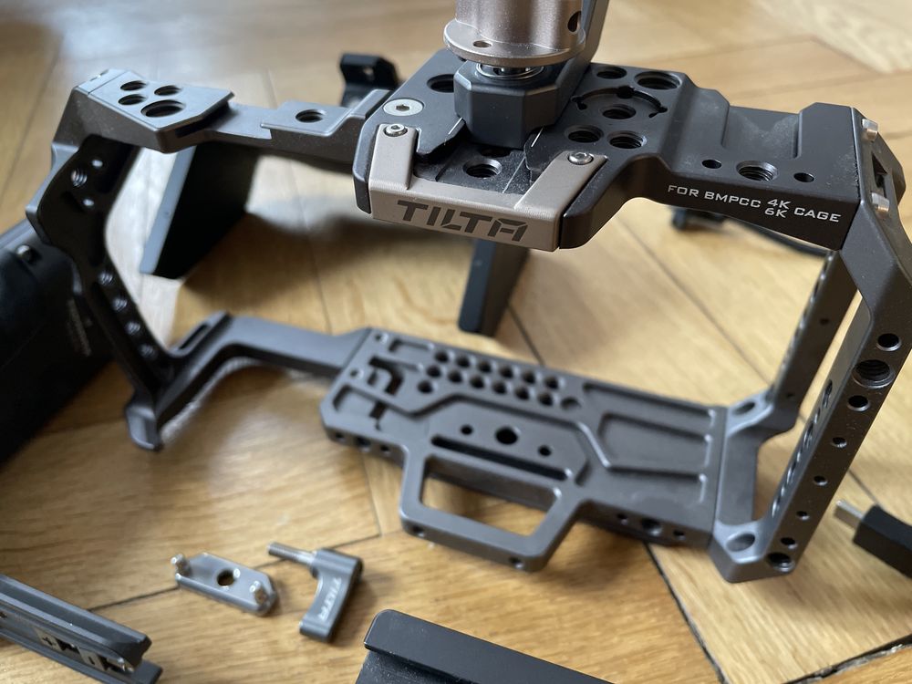 Klatka Tilta TA-T01-A do kamery Blackmagic Pocket 4k/6k advanced kit