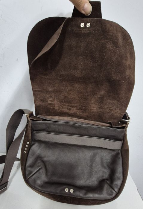 MANDARINA DUCK torebka na ramię skóra naturalna