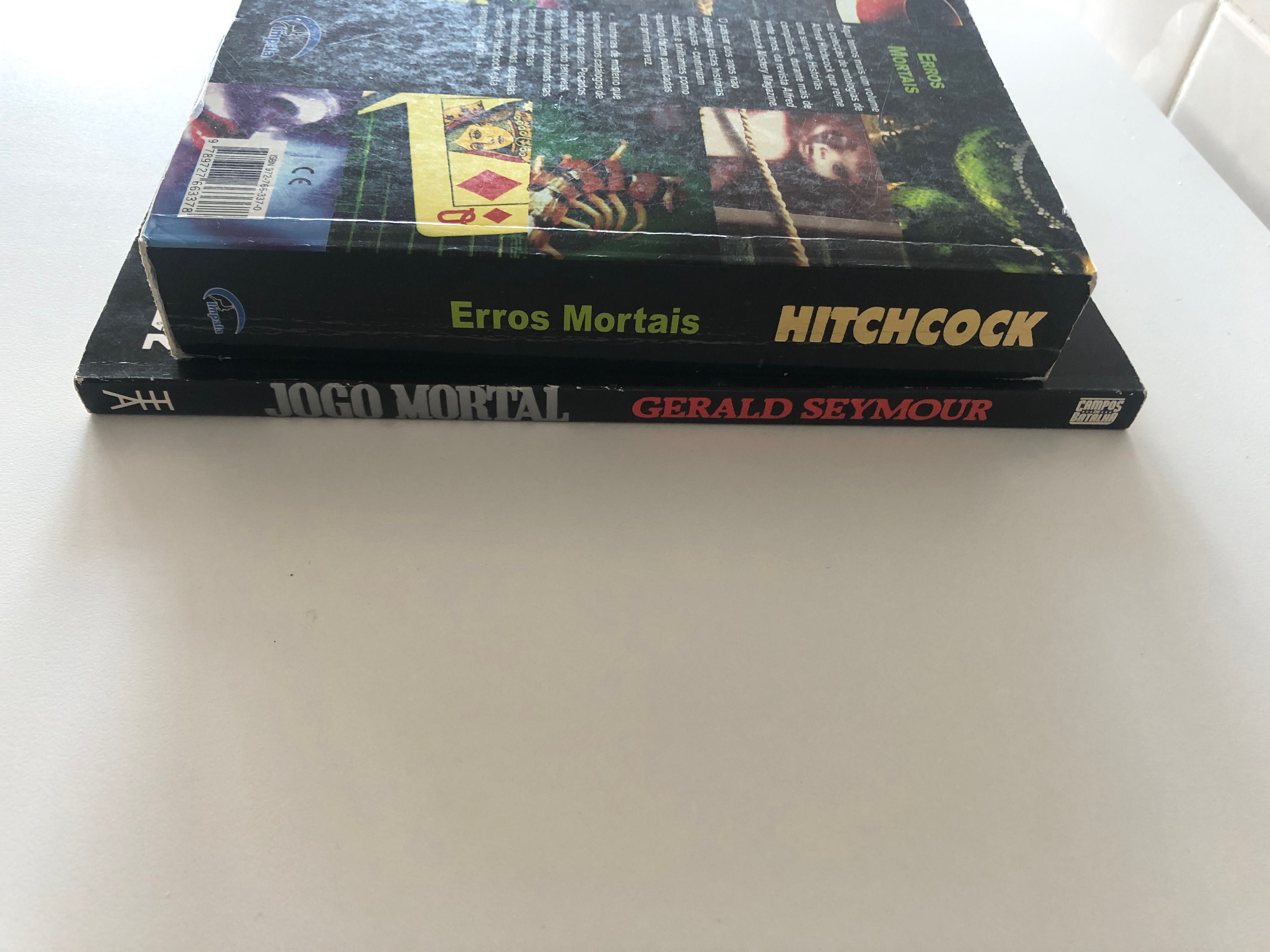 Livros "Jogo Mortal", "Erros Mortais"