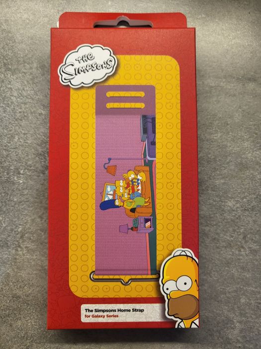Nowy Pasek do etui Samsung flip Silicone Cover Homer the Simpsons