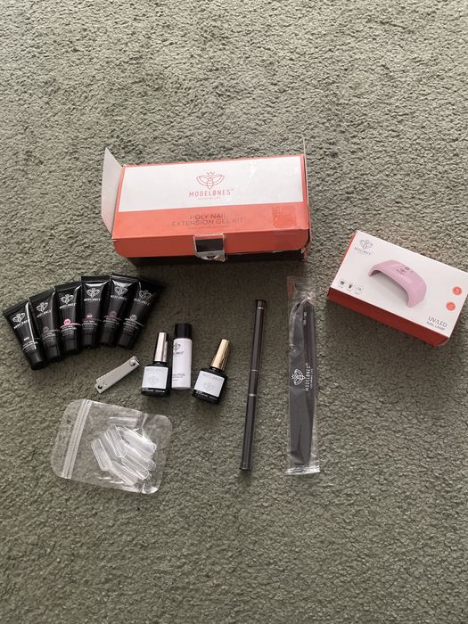 Modelines poly nail zestaw do przedłużania paznokci 1809