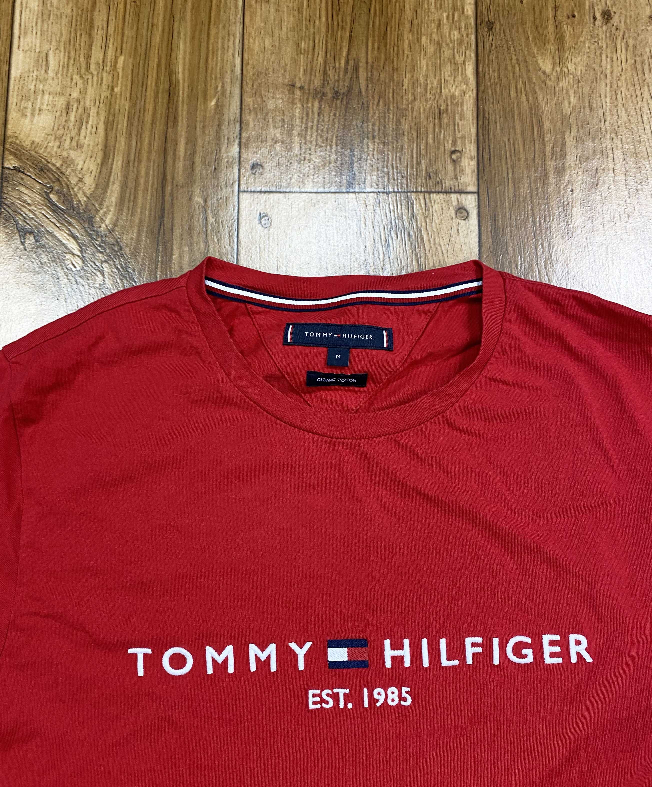 Tommy Hilfiger T-Shirt Męska Koszulka Nowy Model M