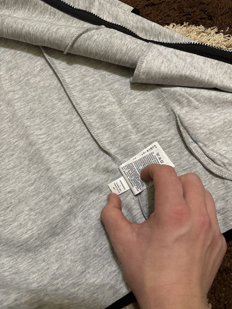 НОВА Кофта Nike Tech Fleece Чоловіча кофта Найк теч флис зіпка/світшот