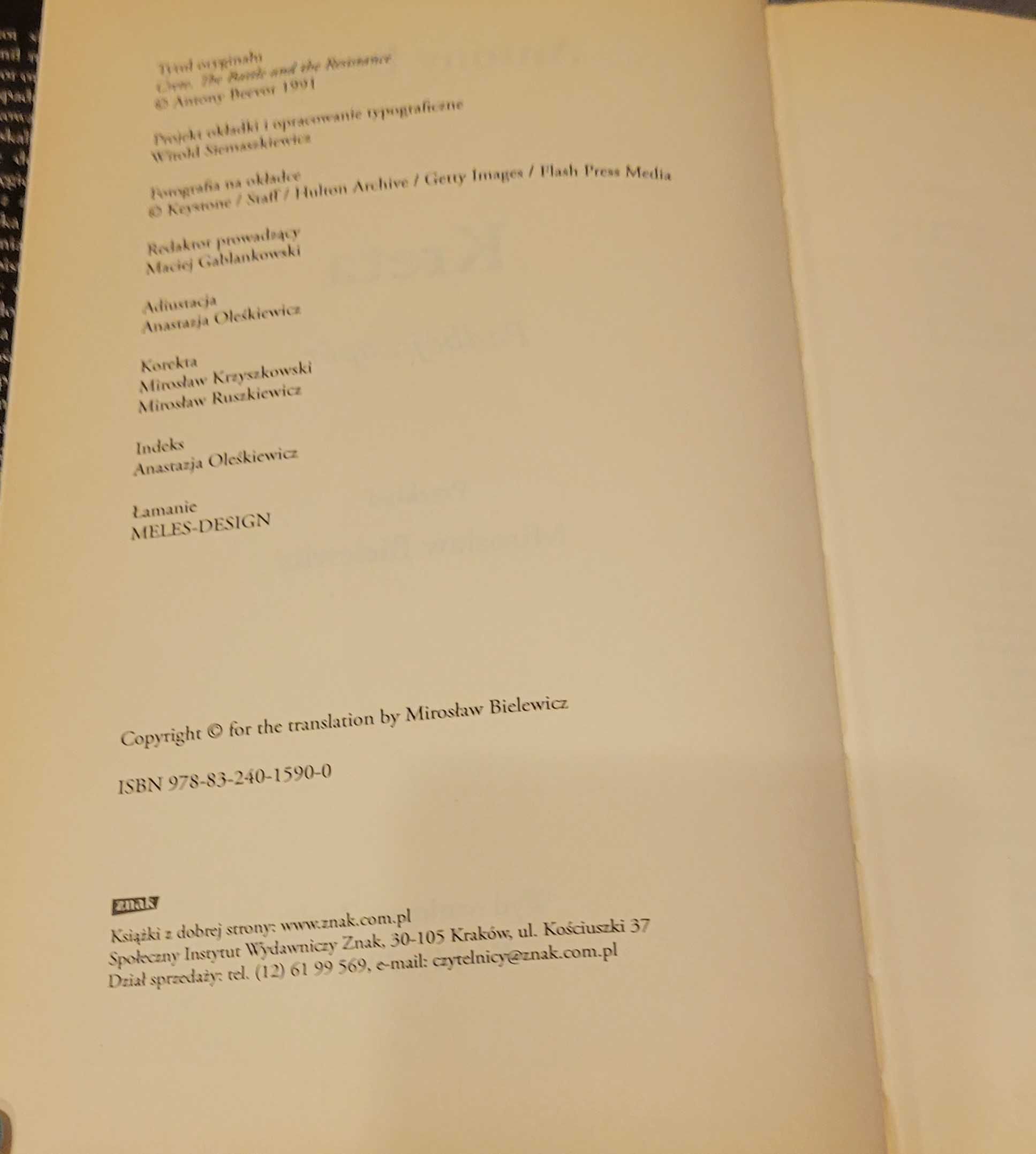 Anthony Beevor Kreta Podbój i opór