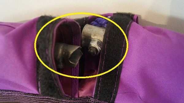 Relaxdays Huśtawka ogrodowa w kształcie gniazda Ø 90 fiolet do 110 kg