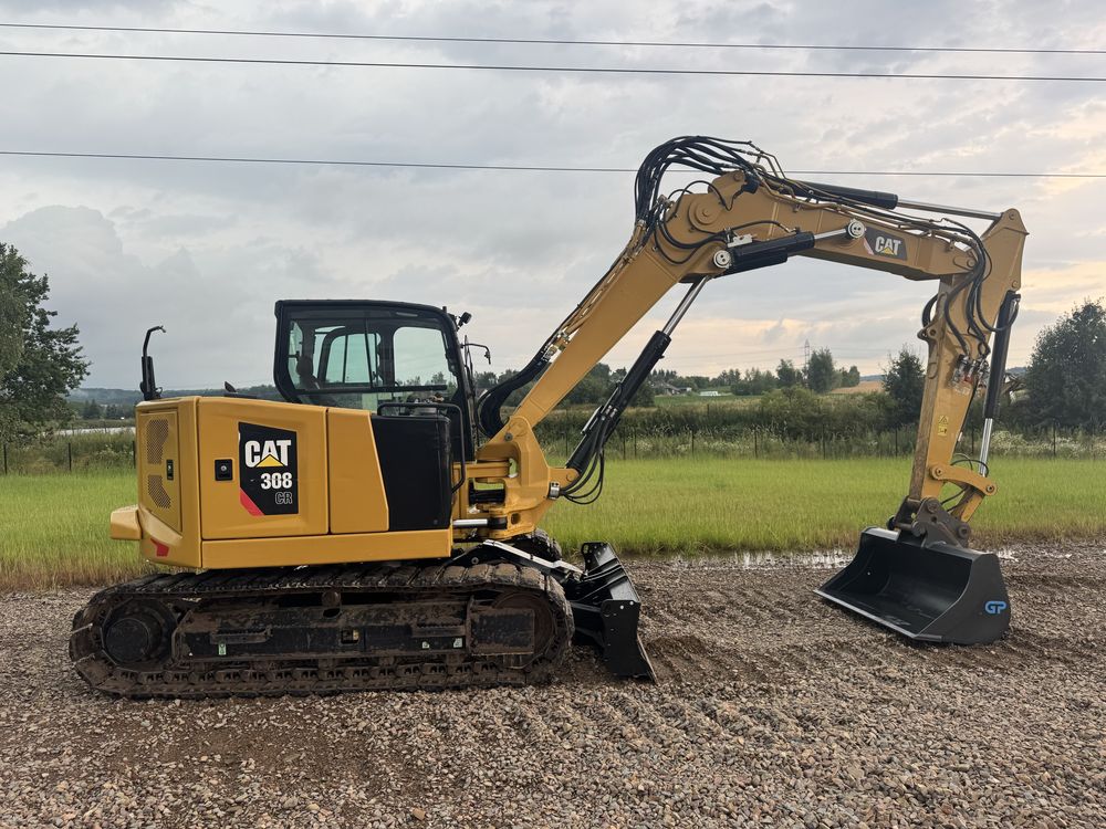 Koparka gasienicowa CAT Caterpillar 308 07 CR VAH,  3x łamane ramie