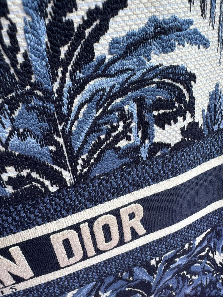 Torba plażowa Christian Dior Tote palmy jak Andziaks